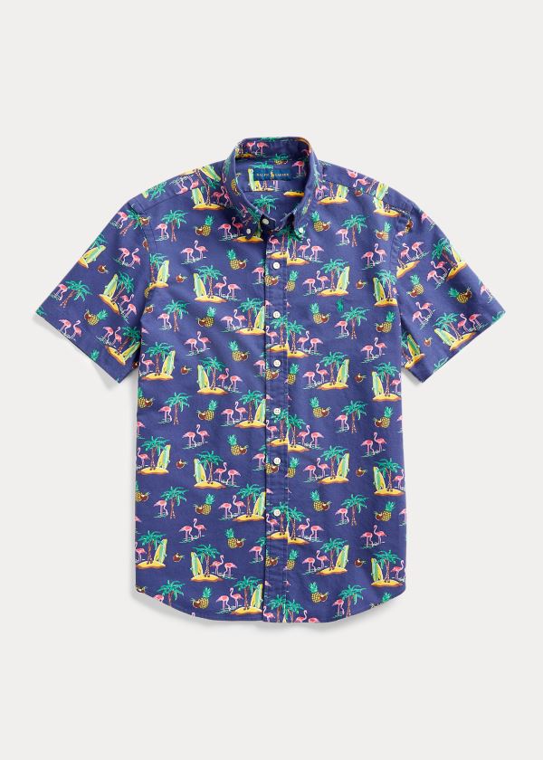 Men's Polo Ralph Lauren Classic Fit Tropical Shirts | 651382CAK